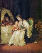 Johann Heinrich Wilhelm Tischbein Familienszene china oil painting artist
